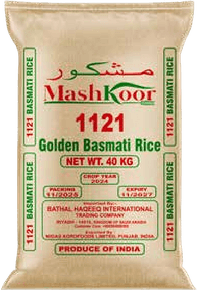 Mashkoor Golden 1121, 40 kg pack